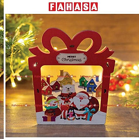 Đèn Gỗ Trang Trí Giáng Sinh - Bách Mộc - Hộp Quà Ngôi Nhà