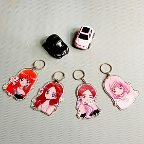 Bộ 4 Móc khóa Anime dễ thương