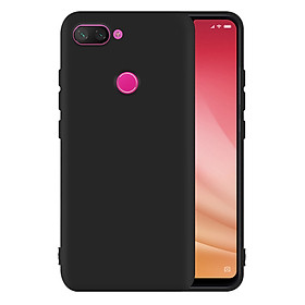 Ốp Lưng Cho Xiaomi Mi 8 Lite Nhựa Dẻo TPU Đen
