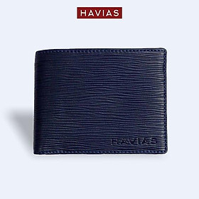 Ví ngắn Venus2 Handcrafted Wallet HAVIAS - Xanh Navy