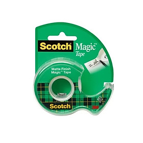 Băng dính kì diệu Scocth 3M 119 (20,3mm x 11,4m) kèm máy cắt mini