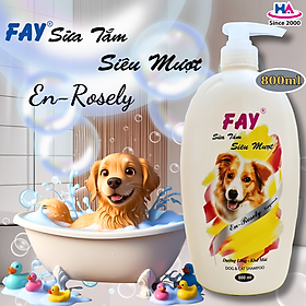 Sữa Tắm Cho Chó Fay Siêu Mượt - hương En-Rosely - 800ml
