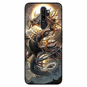 Ốp lưng in cho Oppo A5 - 2020 / A9 - 2020 Rồng Trăng