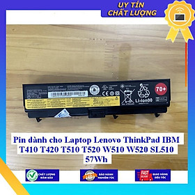 Pin dùng cho Laptop Lenovo ThinkPad IBM T410 T420 T510 T520 W510 W520 SL510 57Wh - Hàng Nhập Khẩu New Seal