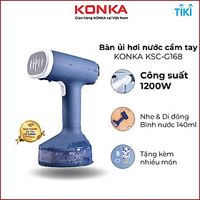 Mua Bàn ủi hơi nước cầm tay Konka KSC-G168  bàn ủi công suất cao 1200W  hơi nước mạnh  hàng chính hãng bảo hành 12 tháng.