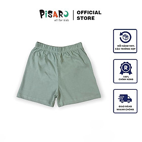 Quần đùi Pisaro Kids chất liệu cotton Hàn cho bé trai bé gái