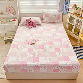 Bộ ga gối cotton Icy LIDACO họa tiết dễ thương chất liệu mềm mát nhiều mẫu lựa chọn