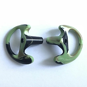 1Pair Silicone Ear Bud for Covert Acoustic Tube Earpiece For Two way Radio
