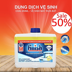 Vệ sinh máy rửa bát Finish - vệ sinh máy finish hương chanh