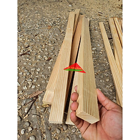 Mua Thanh gỗ thông vuông 2x4cm  dài 80cm bào láng 4 mặt đẹp dùng làm khung sườn  làm xương  trang trí
