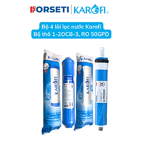 Mua Bộ lõi lọc Karofi  bao gồm bộ lõi lọc thô và màng RO Karofi dùng cho máy lọc nước Karofi - Hàng chính hãng