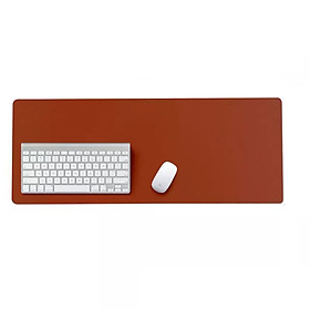 Thảm da trải bàn Deskpad loại 1 màu - Ảnh thật