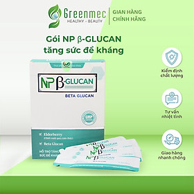 Thực Phẩm Chức Năng Tăng Sức Đề Kháng, Hệ Miễn Dịch NP Beta Glucan Dạng Nước Giúp Giảm Mệt Mỏi - Greenmec