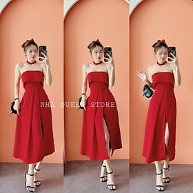 ĐẦM CÚP NGỰC CÓ MÚT NGỰC CÓ LÓT QUẦN CÓ DÂY CỔ SIÊU XINH