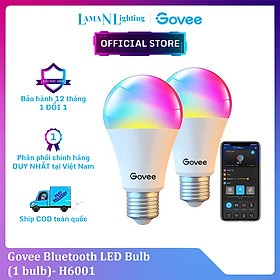 Mua Đèn LED thông minh Govee Bluetooth LED Bulb H6001 | Bóng led 16 triệu màu  có hẹn giờ  điều khiển thông minh | Hàng chính hãng