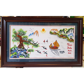 Mua TRANH THÊU - TÙNG NGHÊNH KHÁCH (THUẬN BUỒM XUÔI GIÓ)