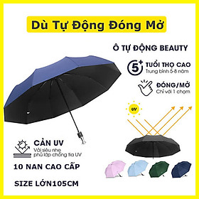 Mua Ô dù tự động đóng mở 2 chiều chống tia UV  ô che mưa che nắng 10 nan cầm tay gấp gọn chống thấm hiệu quả - R