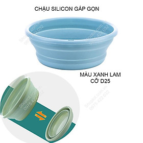 Mua THAU CHẬU GẤP GỌN ĐA NĂNG BẰNG NHỰA MỀM DẺO D25CM-CNG01