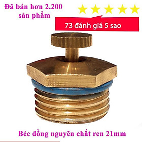 Béc phun sương bằng đồng nguyên chất hình cánh quạt ( ren ngoài 21mm) bán kính lên tới 6-8 mét ( 1 béc) 206789