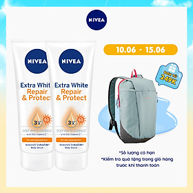 Combo 2 Tinh Chất Dưỡng Thể Dưỡng Trắng NIVEA Ban Ngày Giúp Phục Hồi & Chống Nắng SPF50 (180ml) - 88314