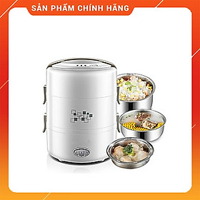 Hộp cơm điện mini đa năng AS2020 chất liệu inox siêu bền, giữ nhiệt tốt.Hộp cơm hâm nóng, nấu chín thức ăn, cơm.