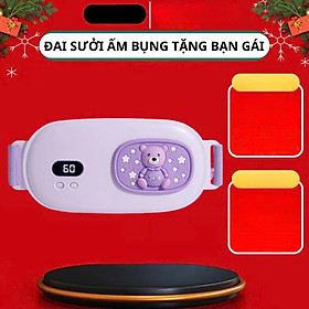 Máy Massage Làm Ấm Bụng, Đai Đeo Giảm Đau Bụng Kinh Nguyệt, Làm Ấm Tử Cung Cho Phụ Nữ Đến Kì 3 CHẾ ĐỘ