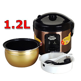 Nồi cơm điện 1.2L Ladomax HA-7812 lòng niêu chống dính, dành cho 2 - 3 người ăn - Hàng chính hãng