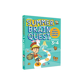 Sách - summer brain quest grade 3&4 - Sách cho trẻ  8 - 9 tuổi 