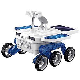 Bộ đồ chơi giáo dục sớm STEM tự làm xe thám hiểm sao hỏa 4WD bằng năng lượng mặt trời và chạy pin dành cho trẻ từ 6 tuổi trở lên