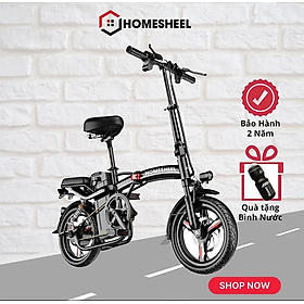 Hình ảnh Xe đạp điện gấp gọn độc nhất Homesheel T5S PLUS (15AH)