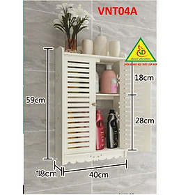 Mua TỦ NHÀ TẮM CHỐNG THẤM NƯỚC VNT04A - NỘI THẤT LẮP RÁP