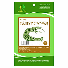 Combo 2 gói Hạt giống Đậu đũa Golden Seeds 40 Gr