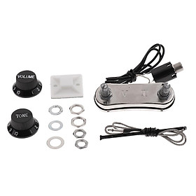 Acoustic Guitar Pickup Piezo with  knobs Screws Set for Guitar