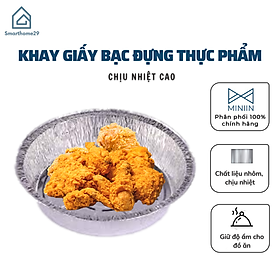 Khay Giấy Bạc, Khay Bạc Đựng Thực Phẩm Lót Nồi Chiên Không Dầu Chịu Nhiệt Cao - Hàng Loại 1 - Chính Hãng MINIIN