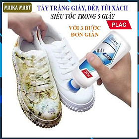 Chai Tẩy Trắng Giầy, Dép, Túi Xách Đa Năng PLAC. Siêu Sạch, Siêu Nhanh