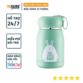 Bình Nước Giữ Nhiệt Thông Minh Cảm Ứng Hiển Thị Nhiệt Độ Nước ,Thể Tích 320ml, Chất Liệu Inox 304 Giữ Nhiệt Lâu , Nhỏ Gọn YESURE