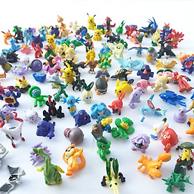 Combo 144 nhân vật Pokemon anime nguyên set bộ đồ chơi dễ thương cute mô hình huyền thoại