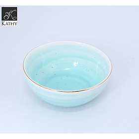 Bát cơm xanh dương chấm bi 11cm SIMPLE 5247X