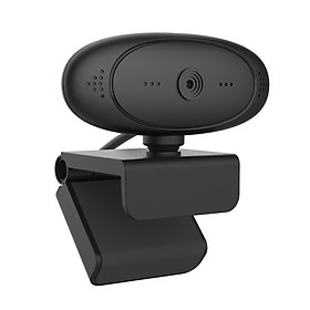 1080P HD Computer Camera Video Conference Camera Webcam 2 Mega Pixel Auto Focus 360° Rotation USB Plug & Play with