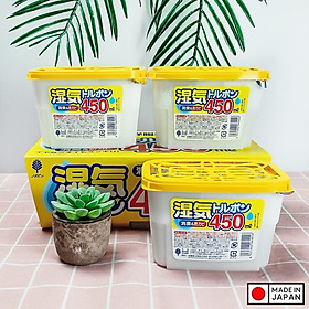 Set 03 Hộp hút ẩm, khử mùi Kokubo 450ml - Nội địa Nhật Bản