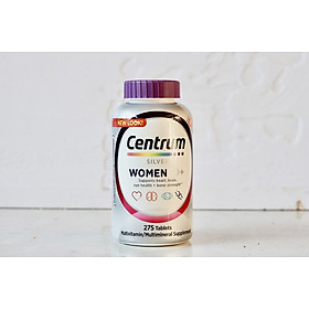 Vitamin tổng hợp cho người lớn Centrum Silver Women 50+ 275 viên nhập Mỹ