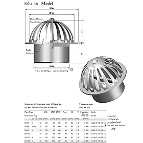 Mua Phễu thoát nước máng xối  thoát nước mưa chặn rác  thoát nước mái  thoát nước sân thượng bằng inox sus304