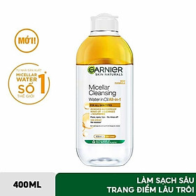 Nước Tẩy Trang Garnier Làm Sạch Sâu Lớp Trang Điểm 400ml