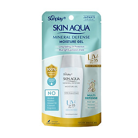 Gel Chống Nắng Vật Lý Bảo Vệ Da Dưỡng Ẩm Sunplay Skin Aqua Mineral Defense Moisture Gel SPF35+  PA++++ 25g