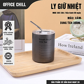 Ly Giữ Nhiệt 8 Tiếng Inox 304 5 Lớp, Cốc Giữ Nhiệt Iced Americano Cao Cấp Bán Chạy Bảo Hành 90 Ngày Tại Office Chill