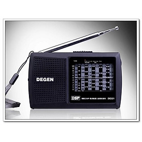 ĐÀI RADIO 11 băng tần am/fm/sw DEGEN DE-321 SÓNG KHỎE HÀNG NHẬP KHẨU