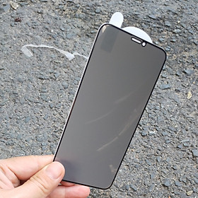 Kính cường lực dán màn hình chống nhìn trộm kính full tràn màn hình cảm ứng mướt mịn cho iPhone - Hàng chính hãng