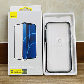 Mua Cường lực dành cho iPhone 13 Pro bộ 2 miếng dán hiệu Baseus  - hàng chính hãng