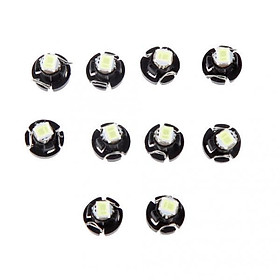 20x White Wedge T3 SMD 5050 LED Car Light Bulbs Climate Control Lamp
