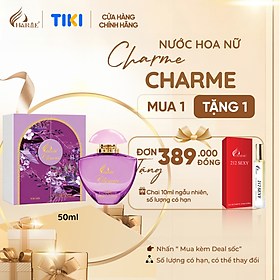 Nước Hoa Nữ Charme Charm 50ml Chính Hãng – Sang Trọng, Ngọt Dịu, Hiện Đại, Lưu Hương 7–12 Giờ
